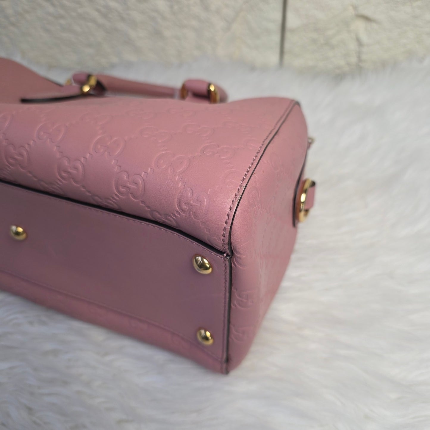 GUCCI Monogram Boston Bag (Pre-owned)