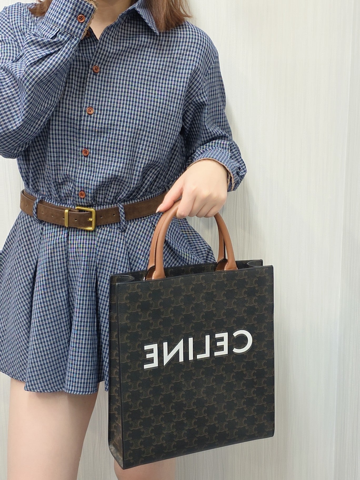 CELINE Monogram Handle Bag (Pre-owned)