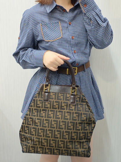 FENDI Monogram Tote Bag (Pre-owned)