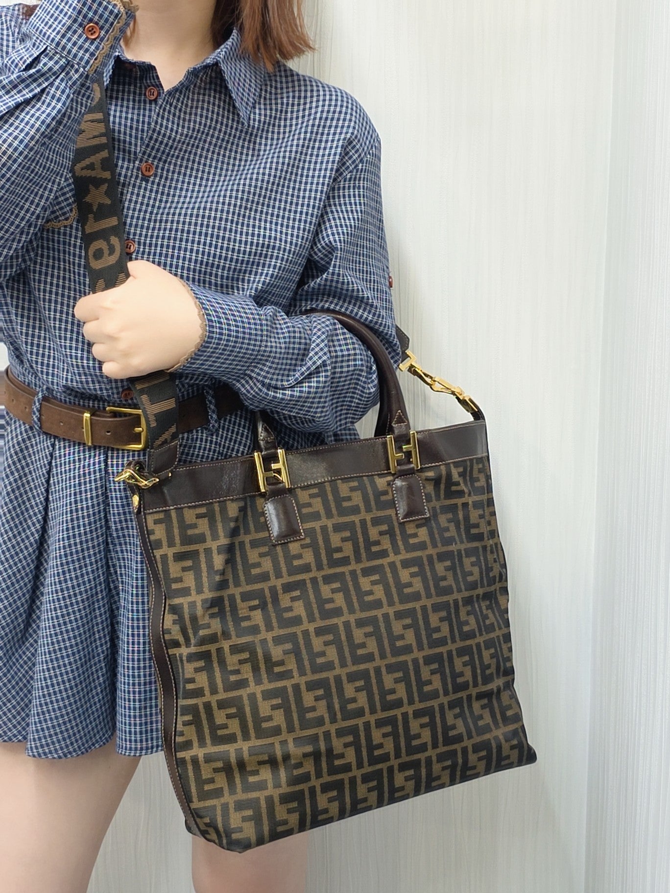 FENDI Monogram Tote Bag (Pre-owned)