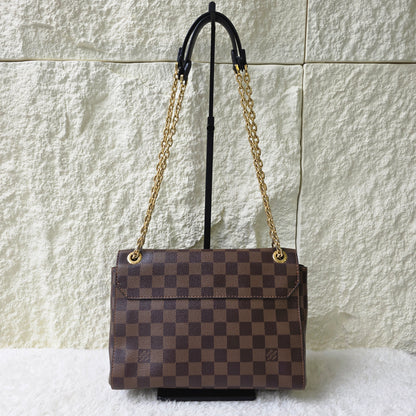 Louis Vuitton Damier Vavin 小号棕色手提包 [二手]