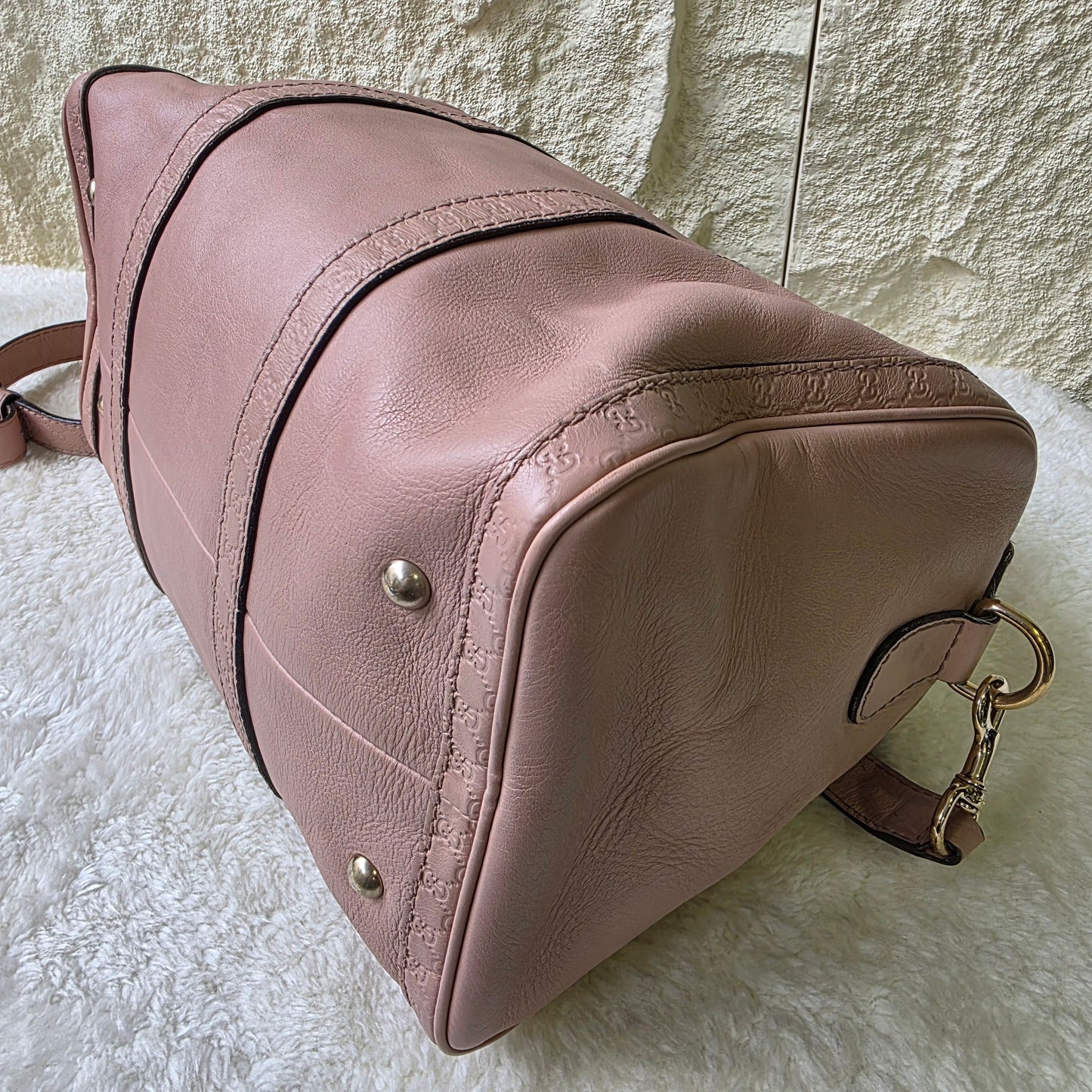 GUCCI  Shoulder/Boston/Tote Bag/Leather[Pre-Owned]