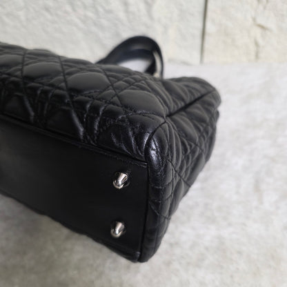 CHRISTIAN DIOR Lady Dior Cannage Chain Shoulder Bag [Pre-Owned]