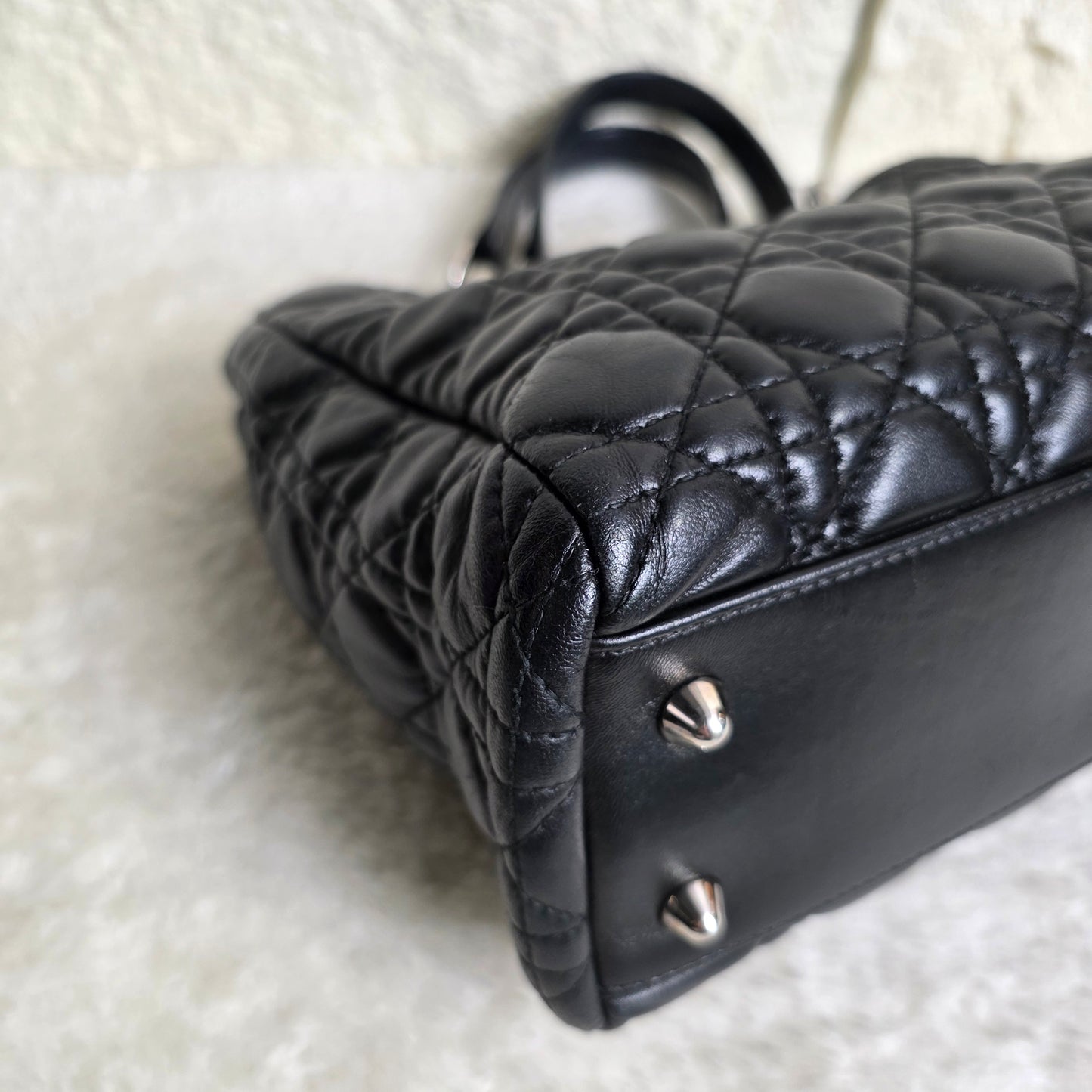 CHRISTIAN DIOR Lady Dior Cannage Chain Shoulder Bag [Pre-Owned]
