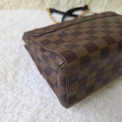 Louis Vuitton Damier Vavin 小号棕色手提包 [二手]