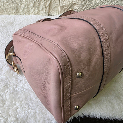 GUCCI  Shoulder/Boston/Tote Bag/Leather[Pre-Owned]