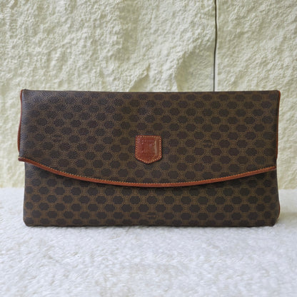 セリーヌ マカダム モノグラム エンベロープバッグ【中古】