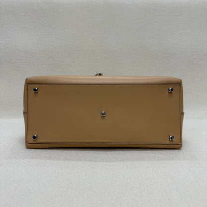 Salvatore Ferragamo 米色皮革手提包 [二手]