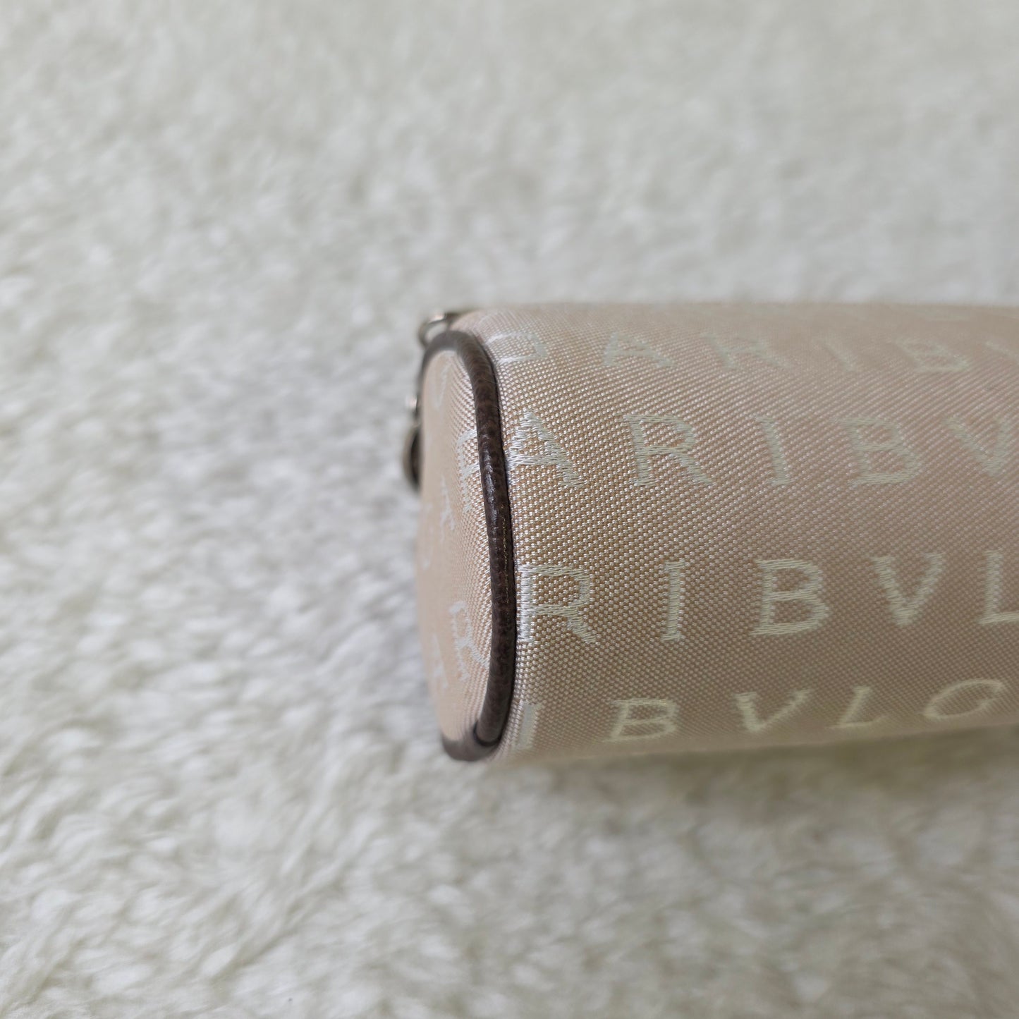 BVLGARI Pen Case Beige [Pre-Owned]