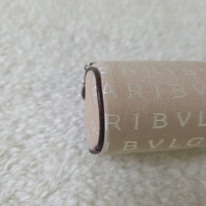 BVLGARI Pen Case Beige [Pre-Owned]