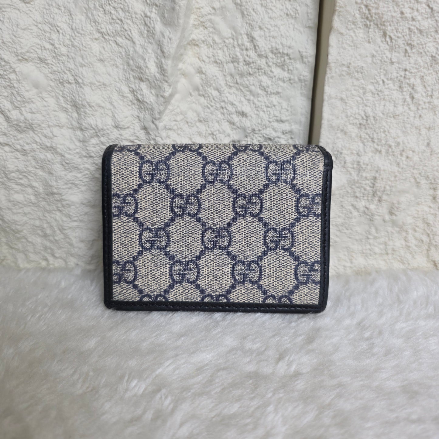 Gucci 双折钱包 米色/黑色 [二手] 