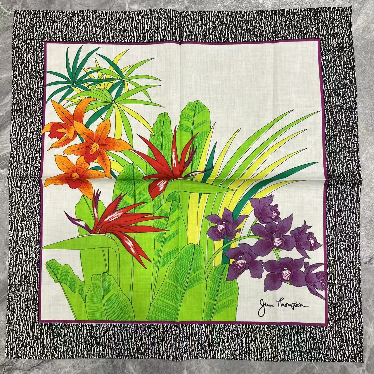 Jim Thompson Cotton Handkerchief Green [Pre-Owned]