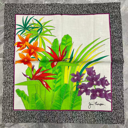 Jim Thompson Cotton Handkerchief Green [Pre-Owned]