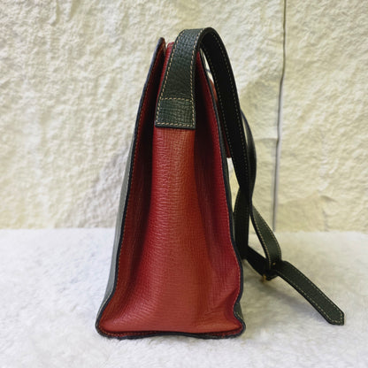Loewe 皮革旋扣手提包[二手]