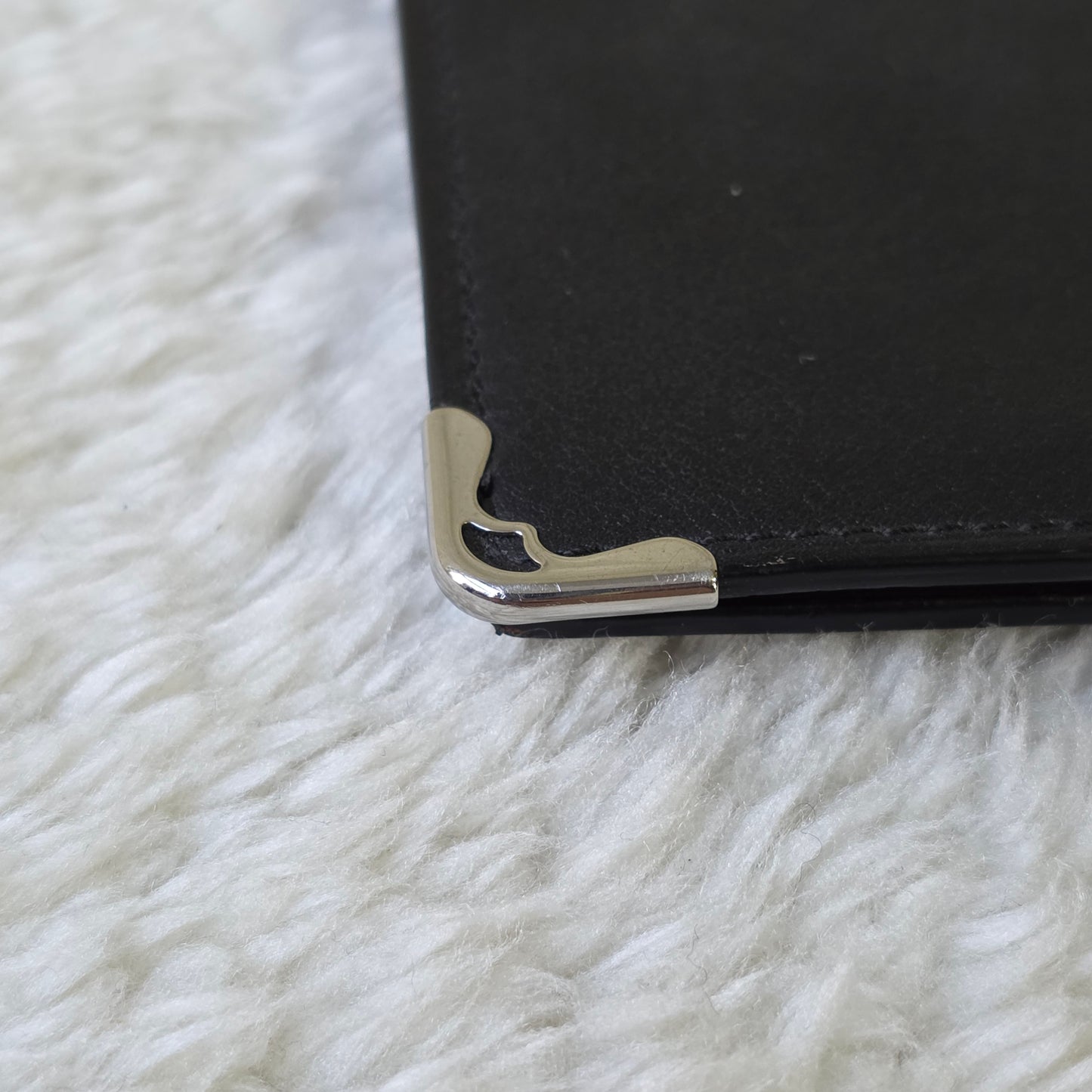 Cartier Leather Agenda Black [Pre-Owned]
