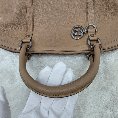 GUCCI Leather Tote Bag [Pre-Owned]