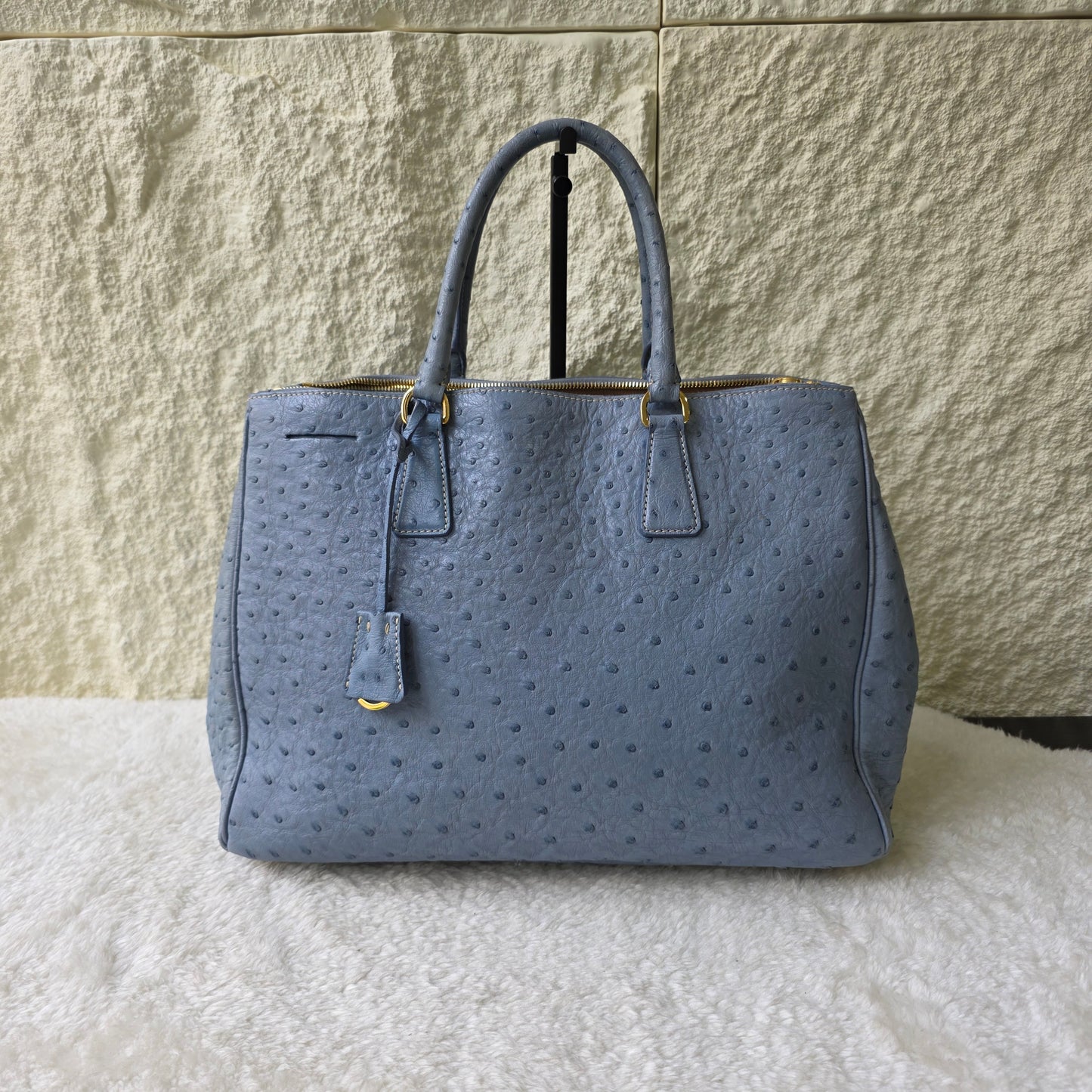 Prada Galleria 鸵鸟皮中号包[二手]