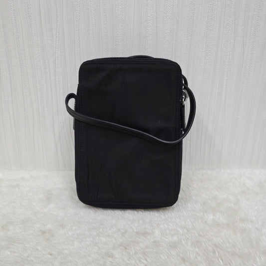 PRADA Handbag Shoulder Wallet Black [Pre-Owned]
