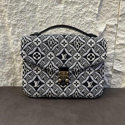 LOUIS VUITTON Pochette Métis MM M57272 Since 1854 Monogram Jacquard Handbag [Pre-Owned]
