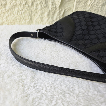 Gucci GG Canvas Leather One-Shoulder Shoulder Bag[Pre-Owned]