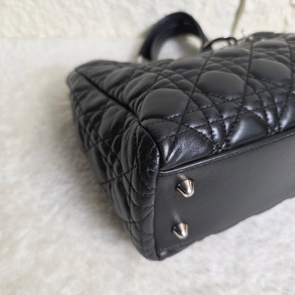 CHRISTIAN DIOR Lady Dior Cannage Chain Shoulder Bag [Pre-Owned]
