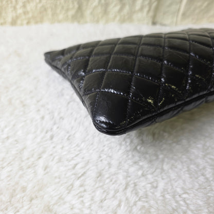 シャネル マトラッセボーイシャネル ラムスキン クラッチバッグ【中古】