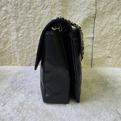 Chanel 2.55 Black Lambskin Chain Shoulder Bag[Pre-Owned]