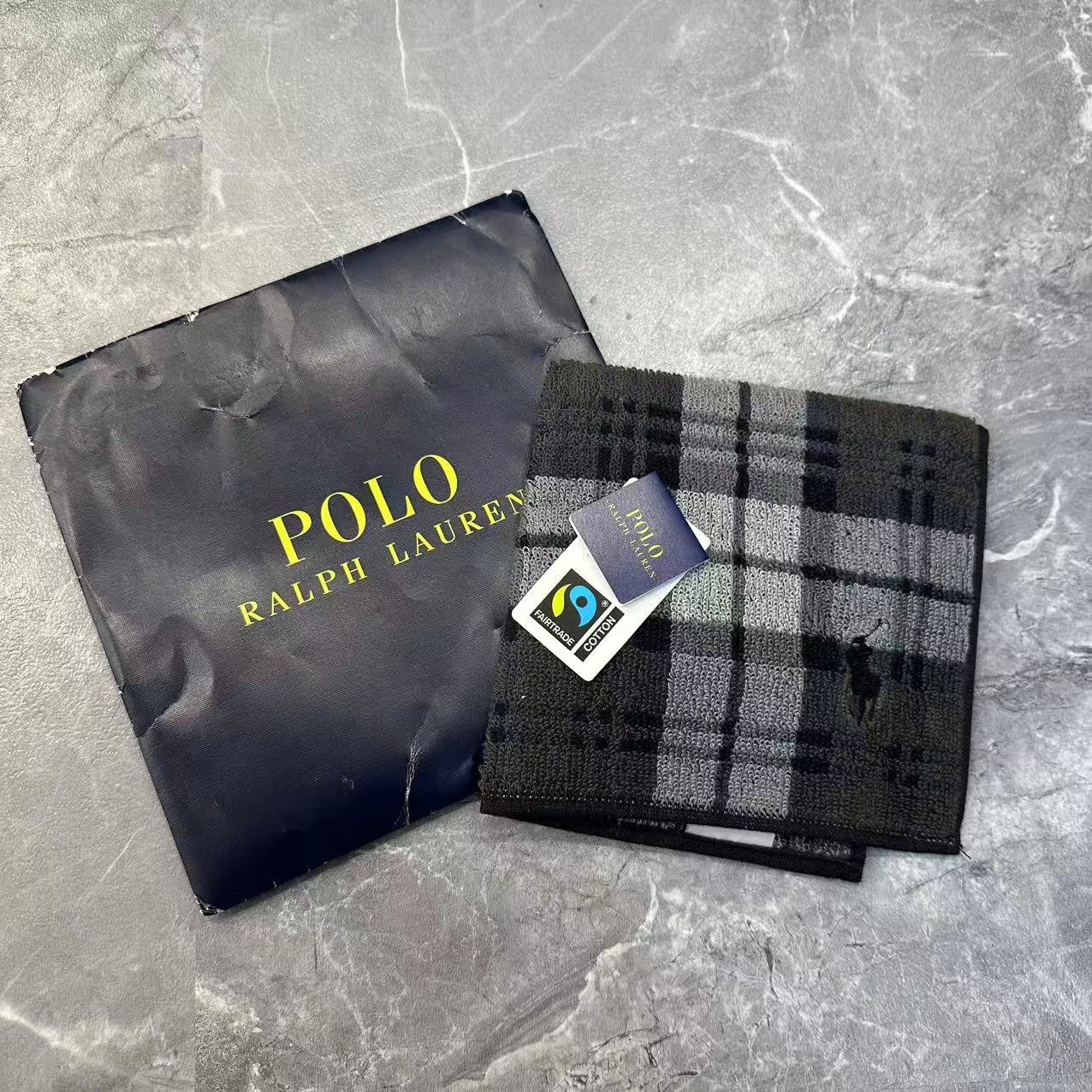 Ralph Lauren Cotton Handkerchief Gray [Pre-Owned]
