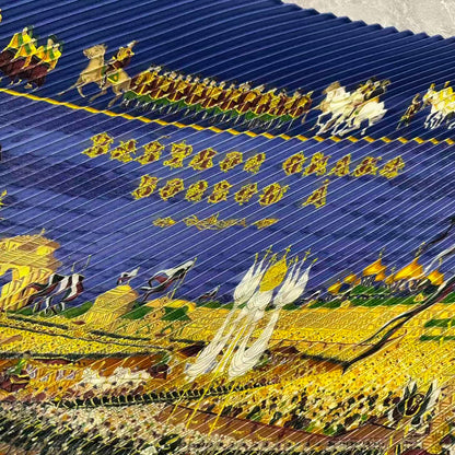 爱马仕褶皱围巾“La Grande Parade de Moscou”[二手] 