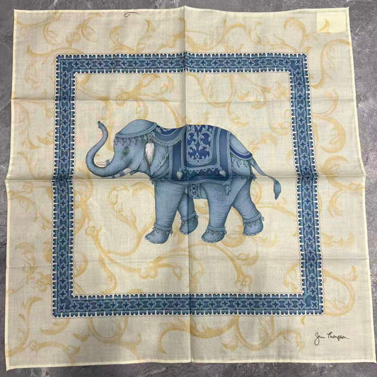 Jim Thompson Cotton Handkerchief White [Pre-Owned]