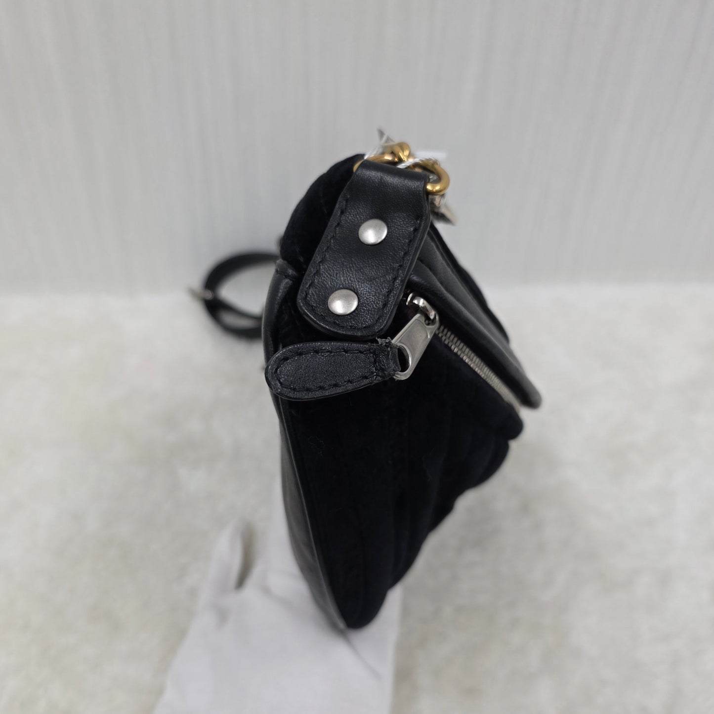 Balenciaga Souvenir All Over Logo Shoulder Bag [Pre-Owned]