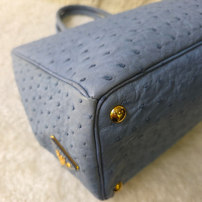 Prada Galleria 鸵鸟皮中号包[二手]