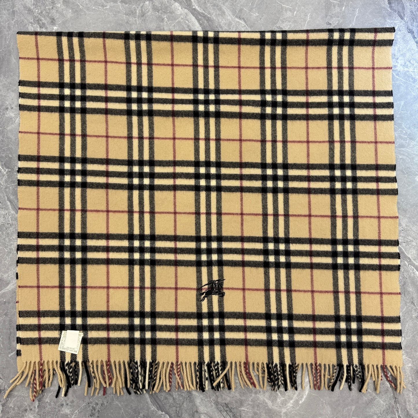 バーバリー ウールマフラー【中古】 