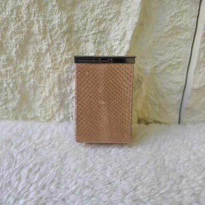 GUCCI シガレットケース パイソン ベージュ【中古】 