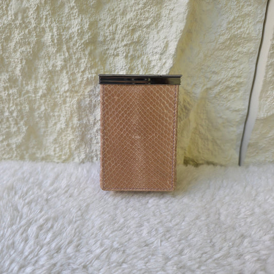 GUCCI Cigarette Case Python Beige [Pre-Owned]