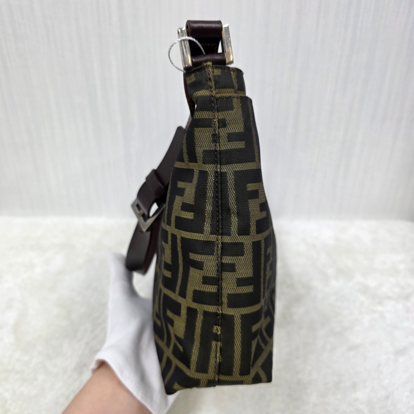 フェンディ ズッカ ショルダーバッグ ブラウン【中古】 