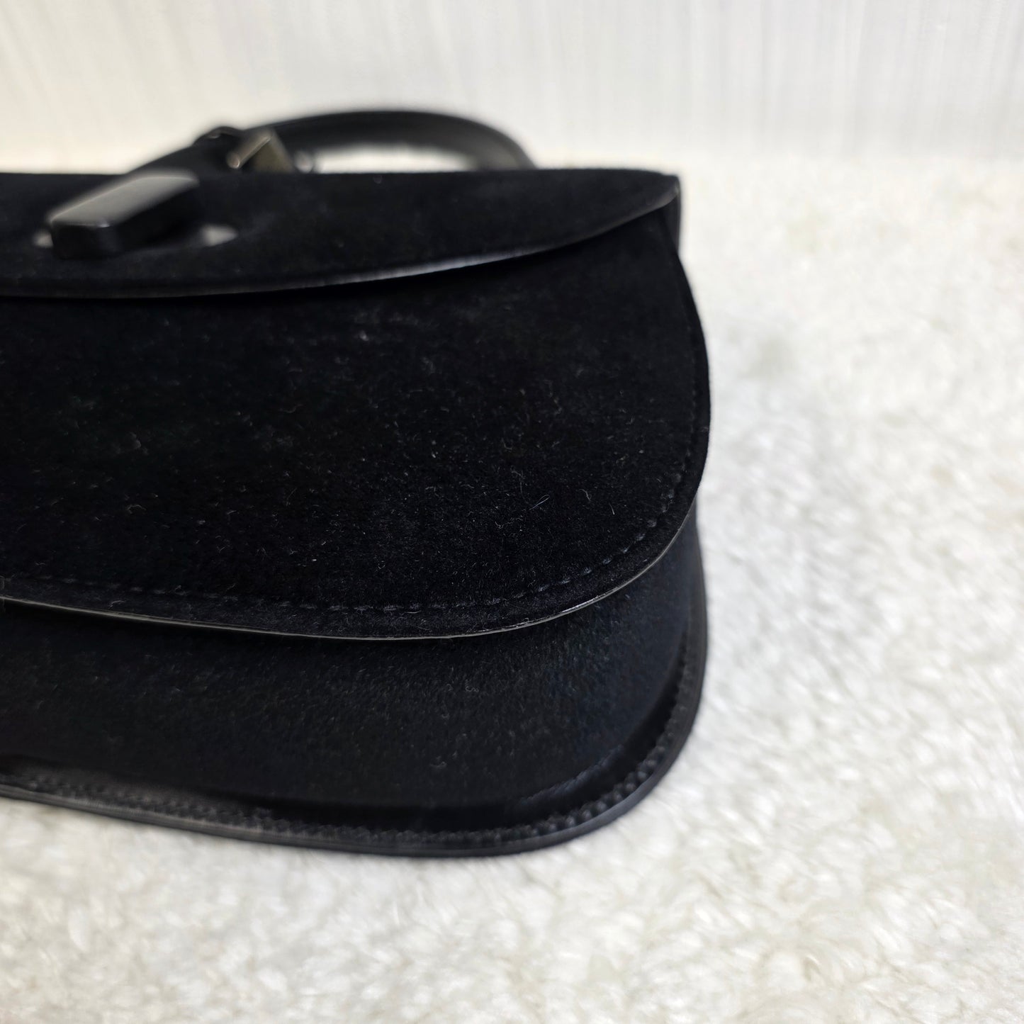 Gucci Felt Turnlock 2WAY Handbag [Pre-Owned]