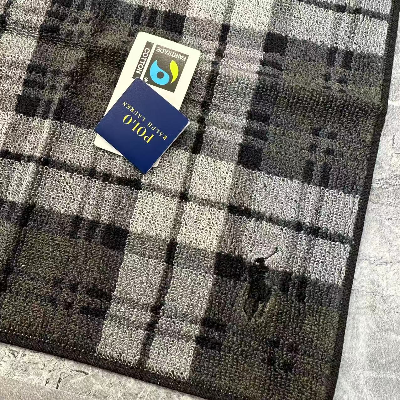 Ralph Lauren Cotton Handkerchief Gray [Pre-Owned]