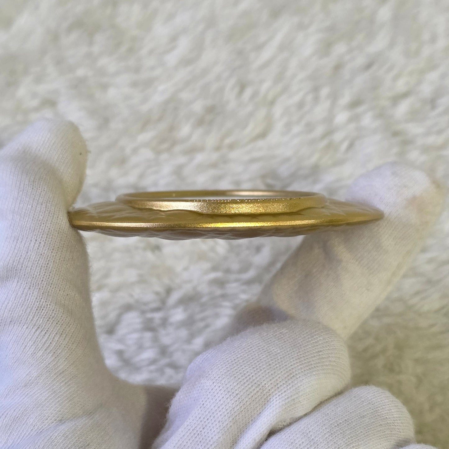 クリスチャン・ディオール ゴールドハンドミラー コンパクトビューティーアクセサリー【中古】 