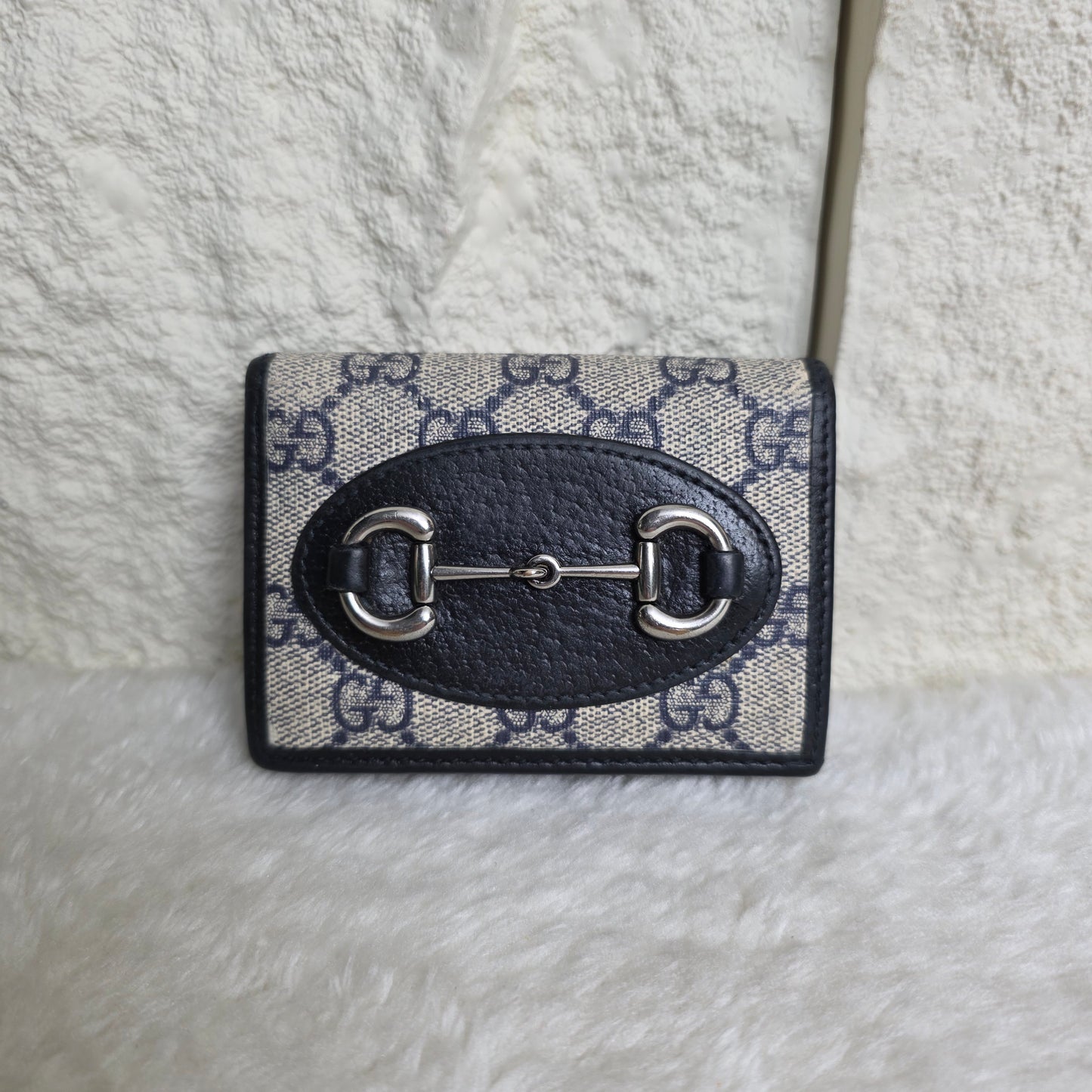 Gucci 双折钱包 米色/黑色 [二手] 