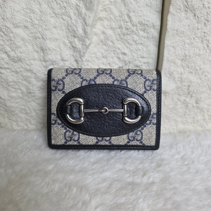 Gucci 双折钱包 米色/黑色 [二手] 