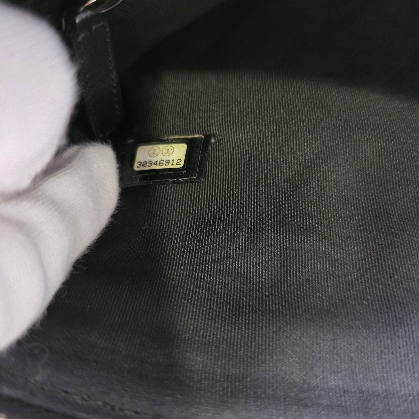 シャネル マトラッセボーイシャネル ラムスキン クラッチバッグ【中古】