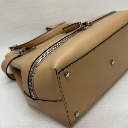 Salvatore Ferragamo 米色皮革手提包 [二手]