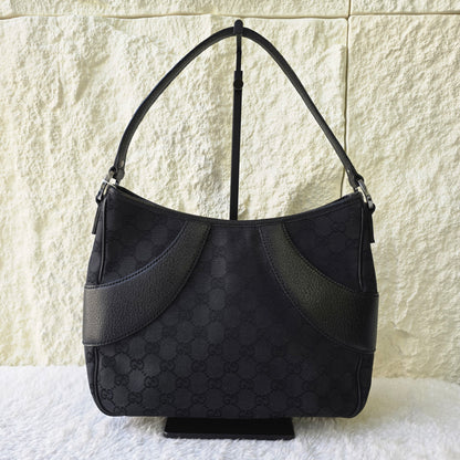 Gucci GG Canvas Leather One-Shoulder Shoulder Bag[Pre-Owned]