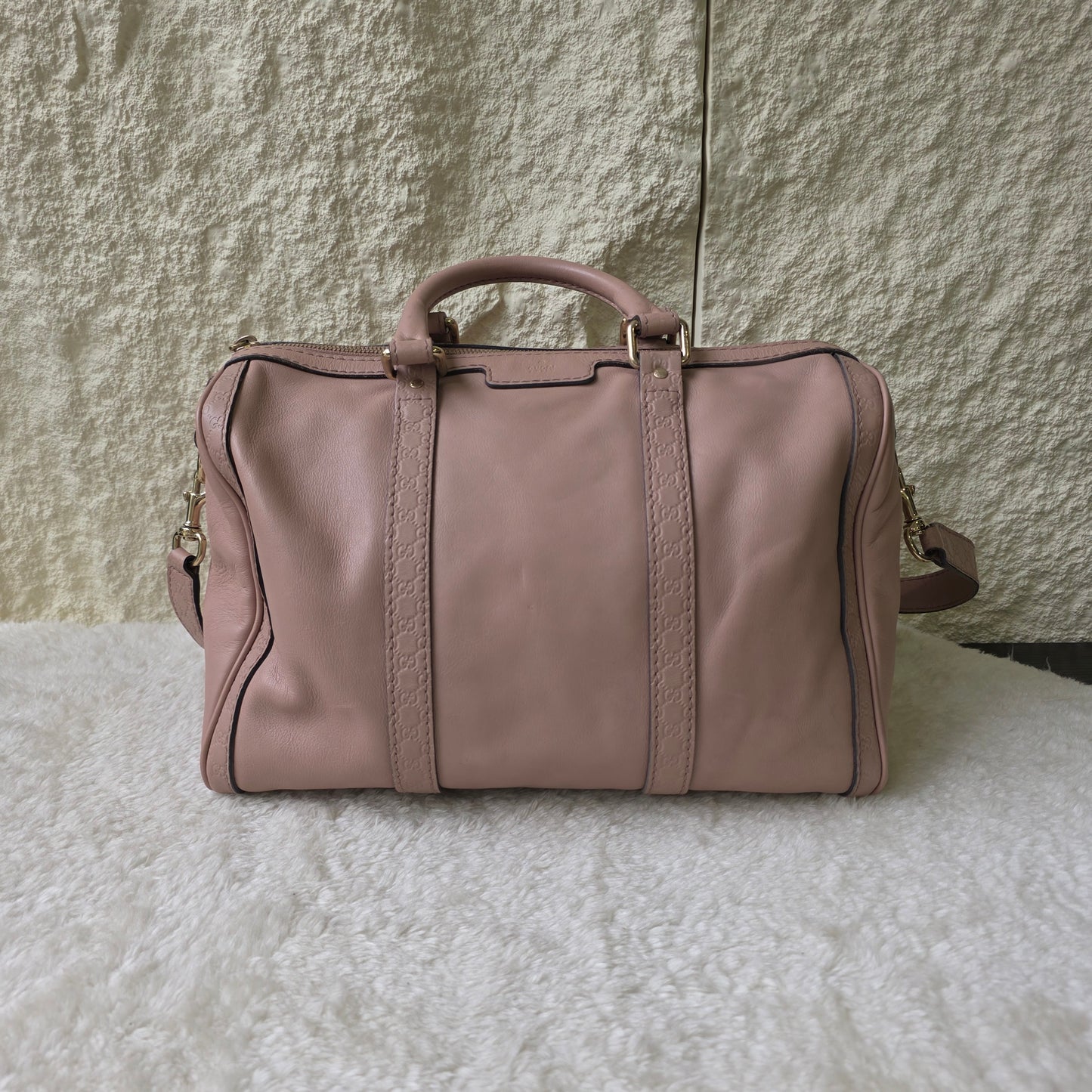 GUCCI  Shoulder/Boston/Tote Bag/Leather[Pre-Owned]