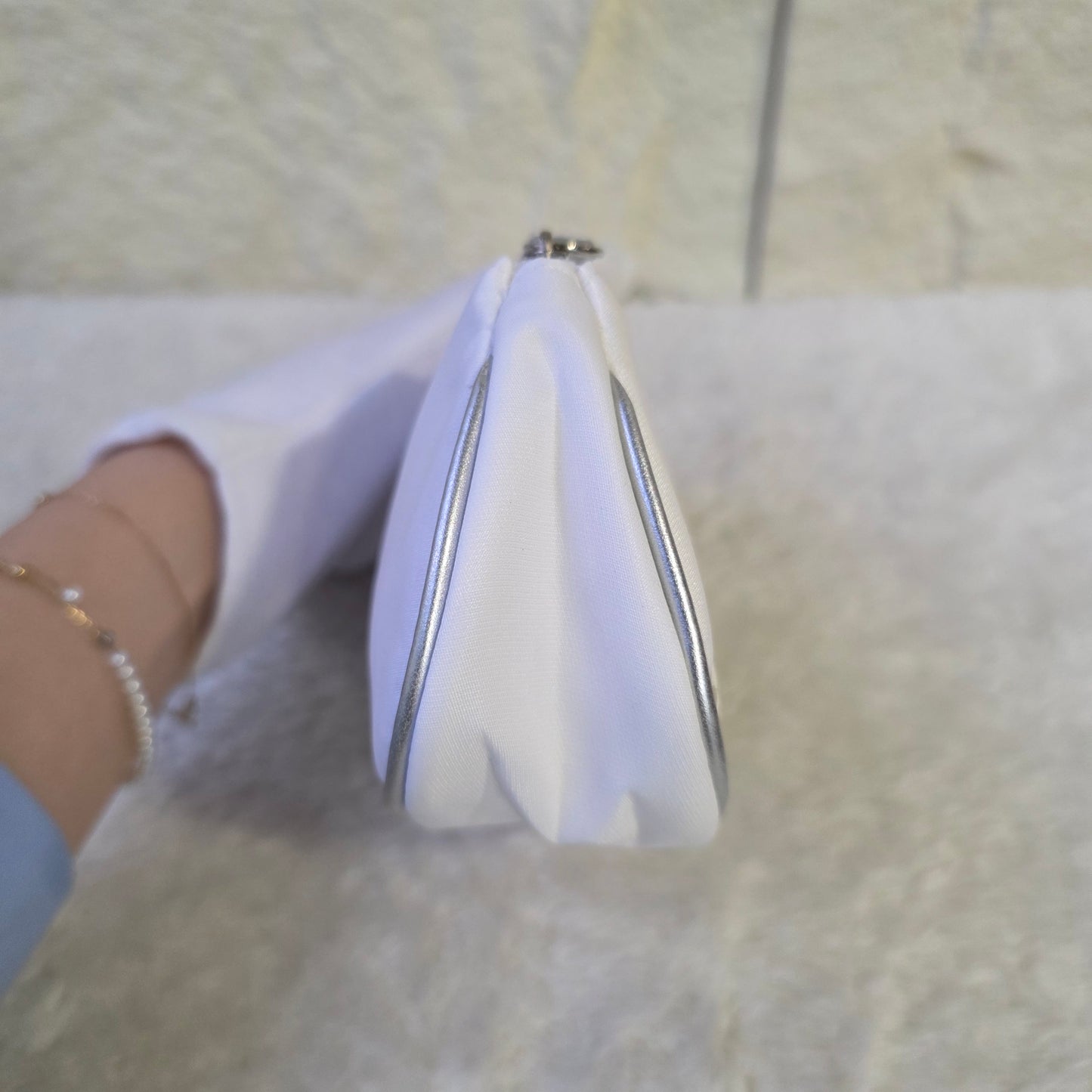 DIOR ポーチ ホワイト【中古】 