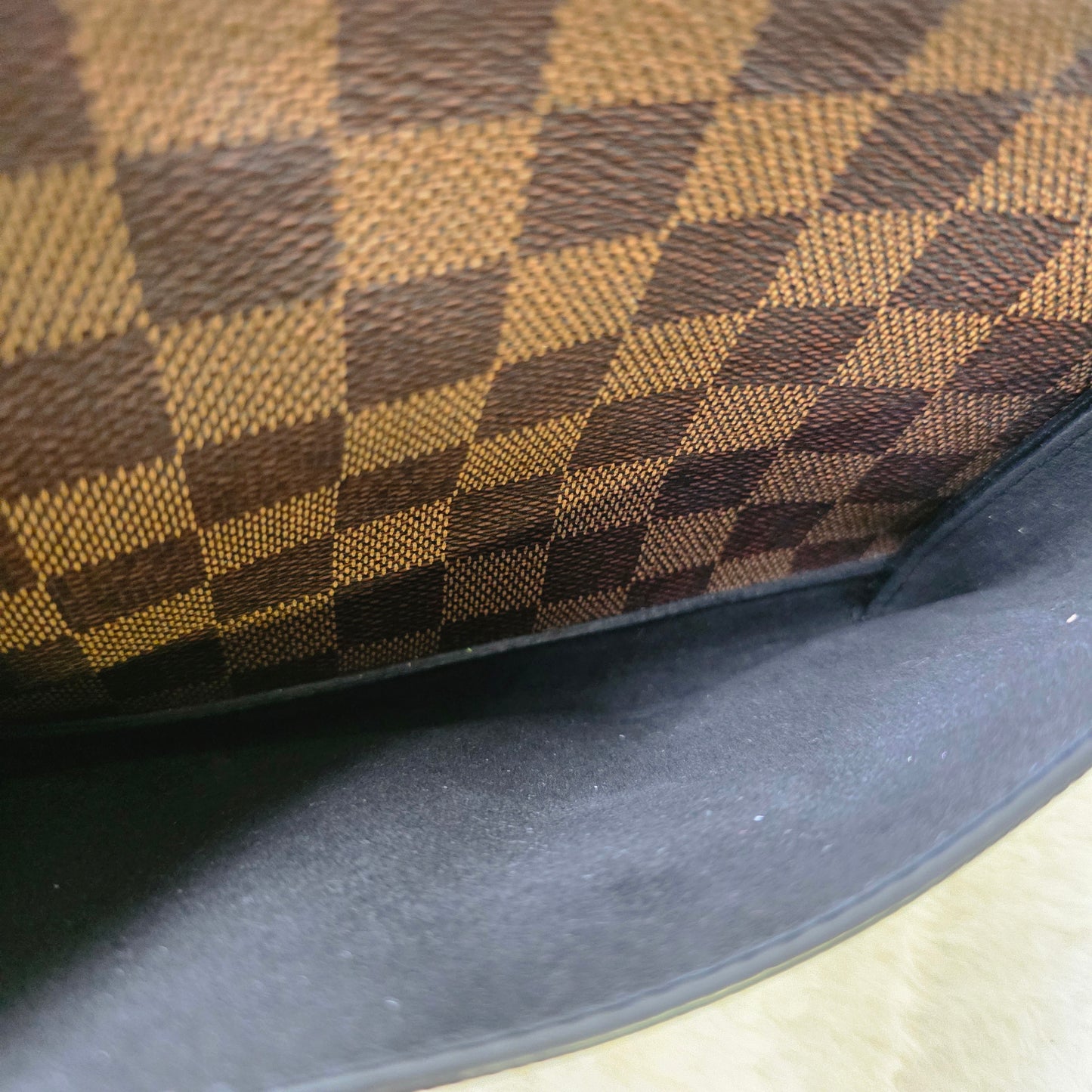 Louis Vuitton Damier Vavin 小号棕色手提包 [二手]
