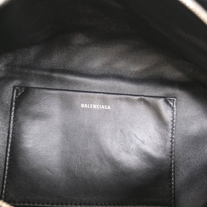 Balenciaga Souvenir All Over Logo Shoulder Bag [Pre-Owned]