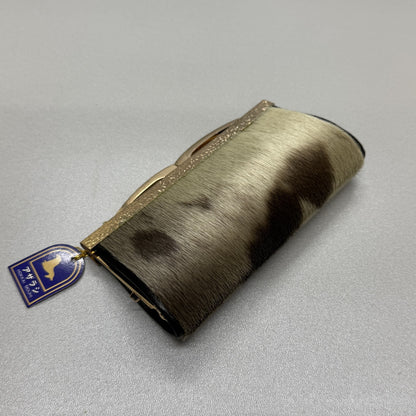 AZARASHI Seal Motif Coin Purse Kiss Lock Wallet [Pre-Owned]