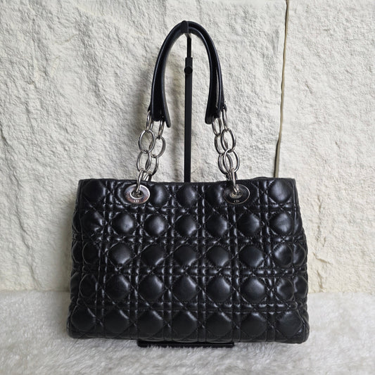 CHRISTIAN DIOR Lady Dior Cannage Chain Shoulder Bag [Pre-Owned]